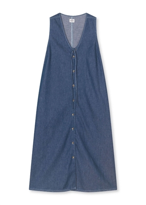 Pauline Air denim kjole Dark Blue Denim Mads Nørgaard 